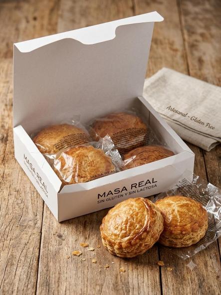Masa Real mini SIN GLUTEN y SIN LACTOSA, caja con 8 und. [0]