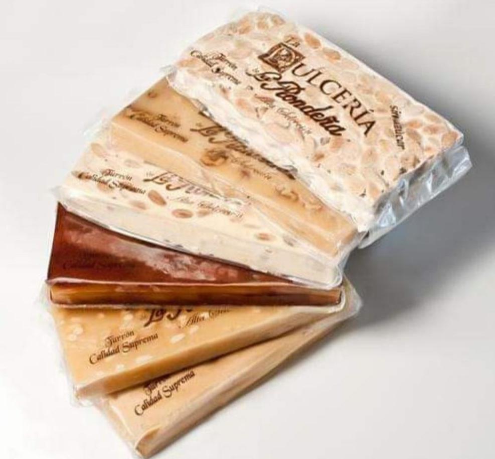 Turrones en tabletas