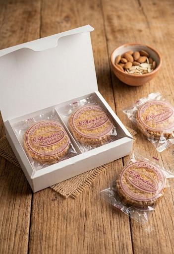 Tortas de almendra SIN GLUTEN. Caja 8 und