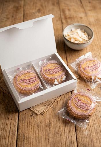 Tortas de coco SIN GLUTEN, SIN LACTOSA. Caja 6 und