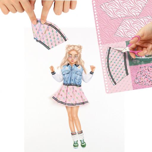 TOPMODEL CUADERNO MALETÍN DIBUJO Y MANUALIDADES COLLAGE DRESS ME UP [2]