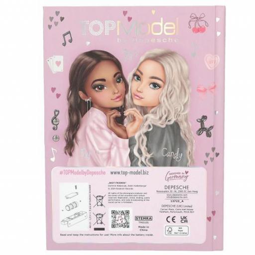 TOPMODEL DIARIO CON CÓDIGO SECRETO MY BFF. TECLADO SONIDOS Y MÚSICA [1]