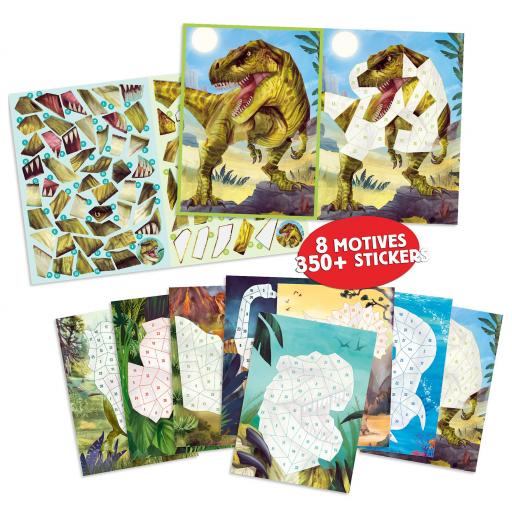 DINO WORLD LIBRO DE PEGATINAS POR NUMEROS. MAS DE 350 STIKERS [4]