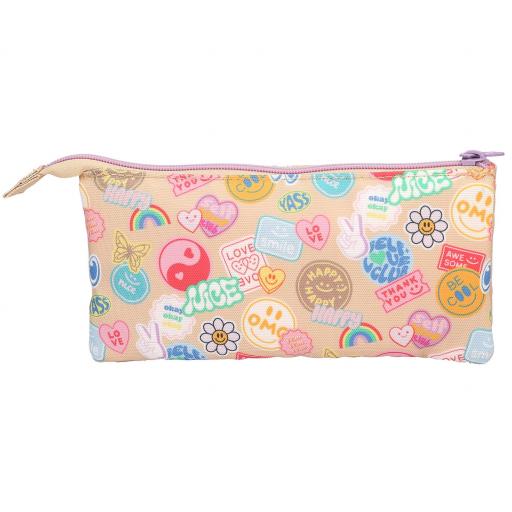 TOPMODEL ESTUCHE PORTATODO TRIPLE ESCOLAR GIRL POWER. 3 COMPARTIMENTOS [1]