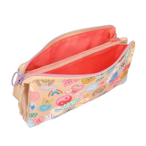 TOPMODEL ESTUCHE PORTATODO TRIPLE ESCOLAR GIRL POWER. 3 COMPARTIMENTOS [2]