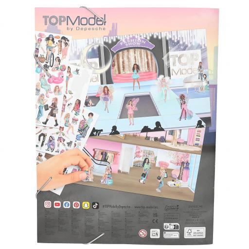 TOPMODEL  STICKERWORLD. CUADERNO DE 220 PEGATINAS CON CIERRE DE GOMAS [4]