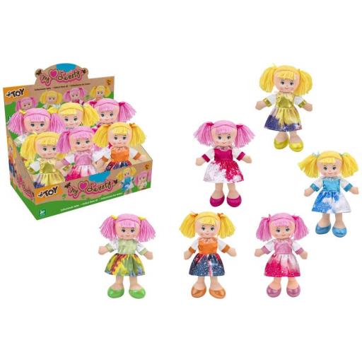 MUÑECA DE TRAPO PEPONA SWEETY. 30 CM 6 MODELOS DISTINTOS. COLORES SURTIDOS [3]