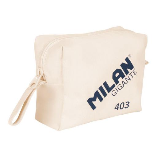 NECESER GRANDE MILAN BEIGE BOLSO DE MANO SERIE MILAN GIGANTE 403