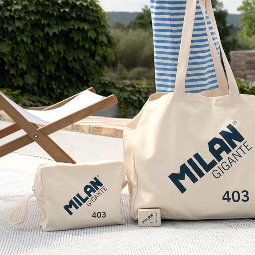 NECESER GRANDE MILAN BEIGE BOLSO DE MANO SERIE MILAN GIGANTE 403 [4]