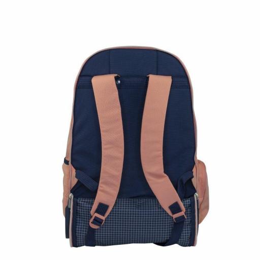 MOCHILA GRANDE ESCOLAR CON RUEDAS 25L MILAN SERIE 4030 ROSA SICE 1918 6 CREMALLERAS [3]