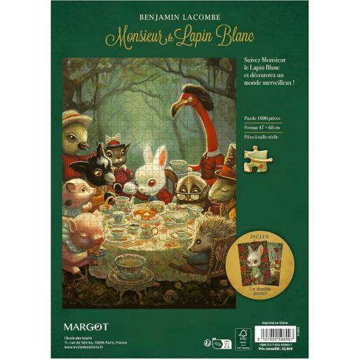PUZZLE EL SEÑOR CONEJO BLANCO 1000 PIEZAS + CUENTO [1]
