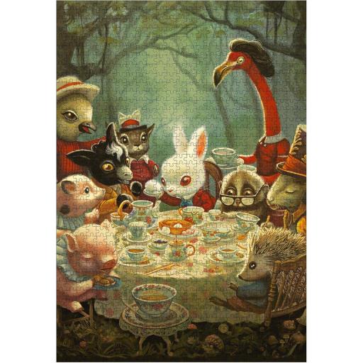 PUZZLE EL SEÑOR CONEJO BLANCO 1000 PIEZAS + CUENTO [3]