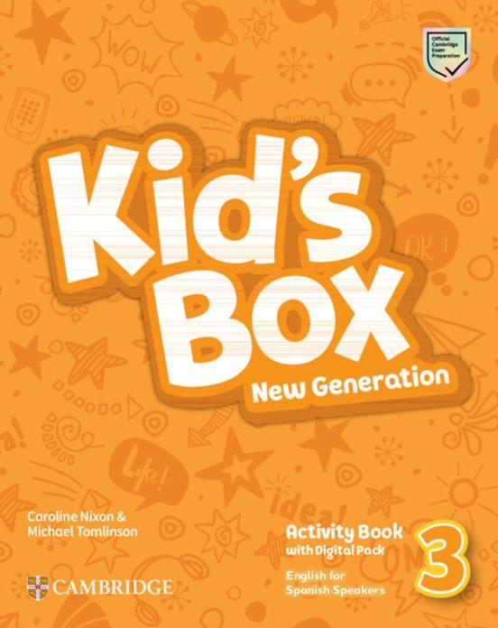 LIBRO DE TEXTO - KID'S BOX NEW GENERATION LEVEL 3 ACTIVITY BOOK WITH HOME BOOKLET AND DIGITAL PACK ENGLISH FOR SPANISH SPEAKERS