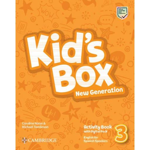 LIBRO DE TEXTO - KID'S BOX NEW GENERATION LEVEL 3 ACTIVITY BOOK WITH HOME BOOKLET AND DIGITAL PACK ENGLISH FOR SPANISH SPEAKERS