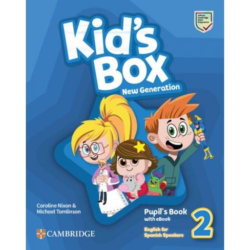 LIBRO DE TEXTO - KID'S BOX NEW GENERATION LEVEL 2 ACTIVITY BOOK WITH HOME BOOKLET AND DIGITAL PACK ENGLISH FOR SPANISH SPEAKERS