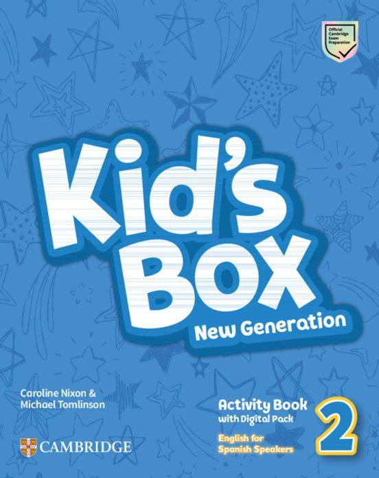 LIBRO DE TEXTO - KID'S BOX NEW GENERATION LEVEL 2 ACTIVITY BOOK WITH HOME BOOKLET AND DIGITAL PACK ENGLISH FOR SPANISH SPEAKERS