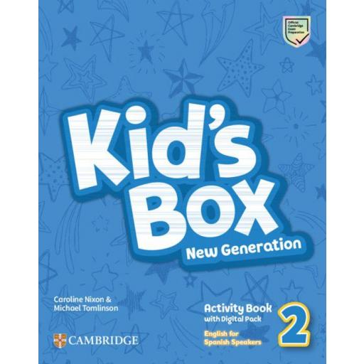 LIBRO DE TEXTO - KID'S BOX NEW GENERATION LEVEL 2 ACTIVITY BOOK WITH HOME BOOKLET AND DIGITAL PACK ENGLISH FOR SPANISH SPEAKERS