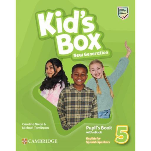LIBRO DE TEXTO - KIDS BOX NEW GENERATION LEVEL 5 ACTIVITY BOOK WITH HOME BOOKLET AND DIGITAL PACK ENGLISH FOR SPANISH SPEAKERS