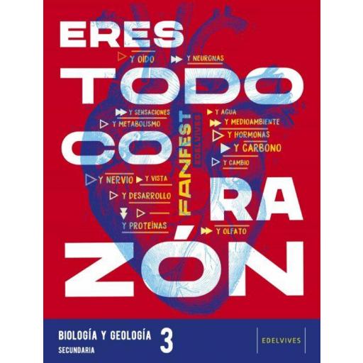 LIBRO DE TEXTO - BIOLOGÍA Y GEOLOGÍA 3 ESO PROYECTO FANFEST ED 2022
