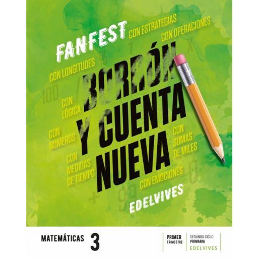LIBRO DE TEXTO - MATEMÁTICAS 3 PRIMARIA PROYECTO FANFEST