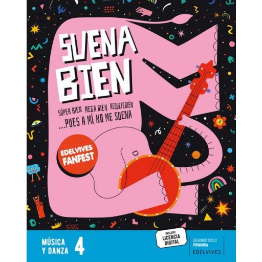 LIBRO DE TEXTO - MÚSICA 4 PRIMARIA FANFEST (INCLUYE LICENCIA DIGITAL)