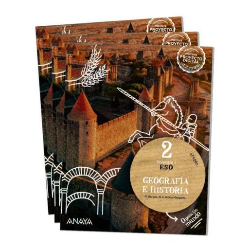 LIBRO DE TEXTO - GEOGRAFÍA E HISTORIA 2º ESO OPERACION MUNDO ARAGON