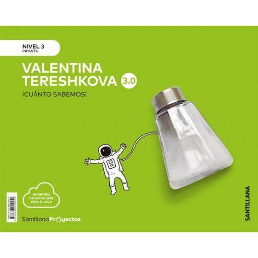 LIBRO DE TEXTO - VALENTINA TERESHKOVA NIVEL 3 INFANTIL 5 AÑOS SERIE CUANTO SABEMOS 3.0
