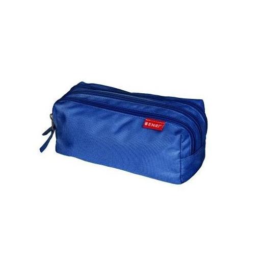 ESTUCHE ENRI TRIPLE PORTATODO ESCOLAR 3 CREMALLERAS. 3 COMPARTIMENTOS. 4 COLORES [2]