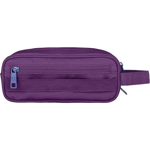 ESTUCHE OXFORD AZUL MARINOB-SMART PORTATODO ESCOLAR 3 CREMALLERAS. 3 COMPARTIMENTOS [2]
