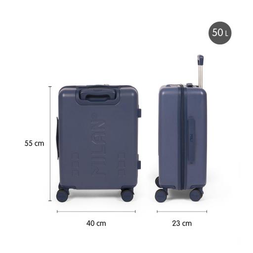 MALETA MILAN AZUL CABINA RÍGIDA DE 55 CM. SERIE 430 [2]