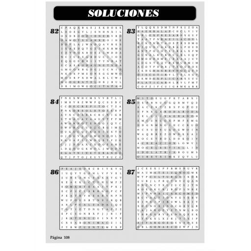 REVISTA DE SOPA DE LETRAS. MÁS DE 100 SOPAS. LETRA GRANDE. SOPAS VARIADAS [7]