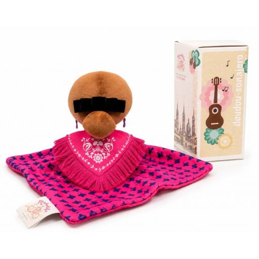 DOUDOU SONAJERO MAÑOLITA, LA MAÑA MÁS JOTERA 25X25 CM [1]