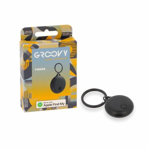 LOCALIZADOR FINDER GROOVY INALÁMBRICO COLOR NEGRO-COMPATIBLE APPLE FIND MY [4]