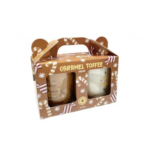 SET DE 2 VELAS AROMÁTICAS "CARAMEL TOFFEE" - CHRISTMAS ESSENCE ALPINO [5]