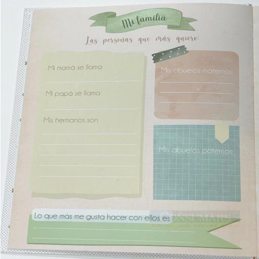 LIBRO DE FIRMAS Y ALBÚM DE FOTOS NIÑO PRIMERA COMUNIÓN, CON AURICULARES INALÁMBRICOS DE REGALO [5]