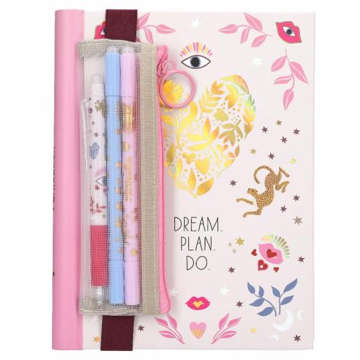 LIBRETA PARA NOTAS AOP CON MARCADORES BORRABLES Y GEL