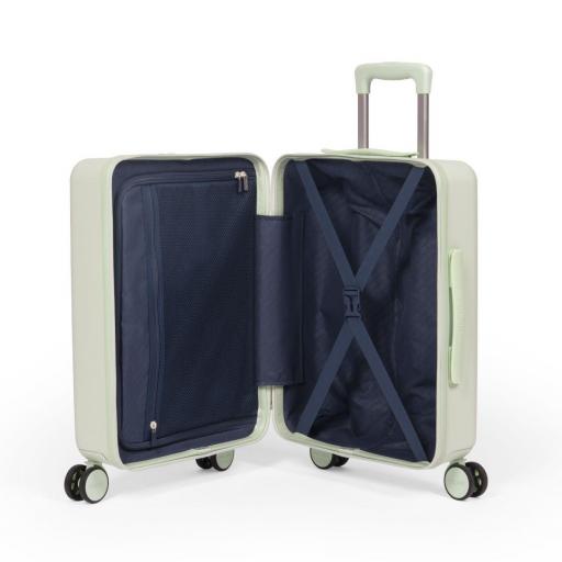 MALETA MILAN VERDE CABINA RÍGIDA DE 55 CM. SERIE 430 [3]