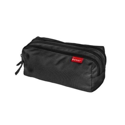 ESTUCHE ENRI TRIPLE PORTATODO ESCOLAR 3 CREMALLERAS. 3 COMPARTIMENTOS. 4 COLORES [1]