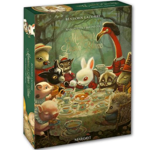 PUZZLE EL SEÑOR CONEJO BLANCO 1000 PIEZAS + CUENTO