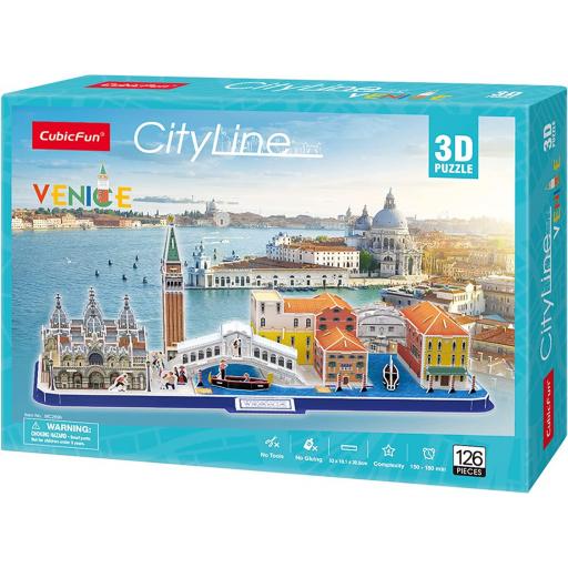 PUZZLE 3D VENECIA CITY LINE 126 PIEZAS
