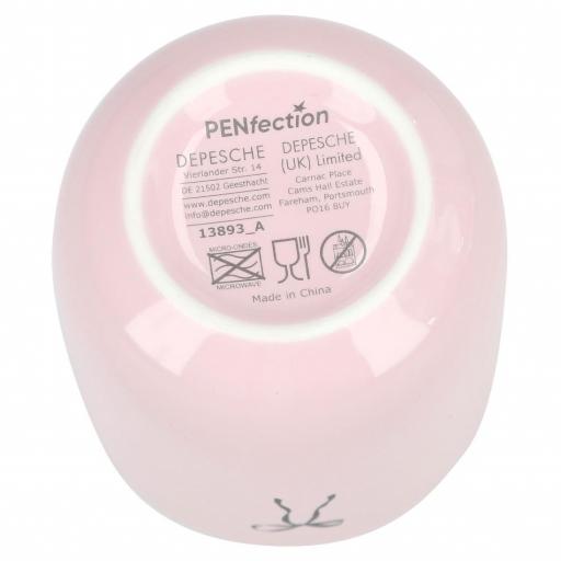 TAZA CON MOTIVOS LAZO Y CORAZÓN PENFECTION [5]