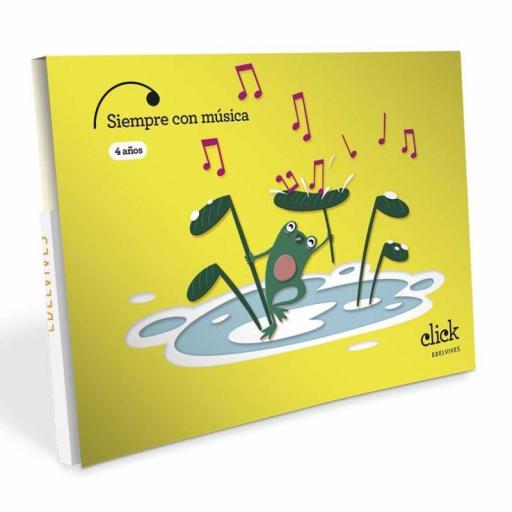 LIBRO DE TEXTO - MÚSICA 4 AÑOS PROYECTO CLICK