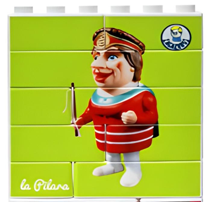 PUZZLE VERTICAL BLOQUE MINI 10 PIEZAS - CABEZUDOS DE ZARAGOZA