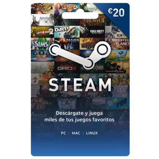 TARJETA REGALO STEAM PARA ESPAÑA. CÓDIGO DIGITAL