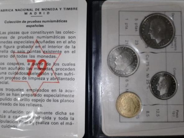 3 CARTERAS DE LAS PRUEBAS NUMISMATICAS AÑOS 76* 77* 79* [3]