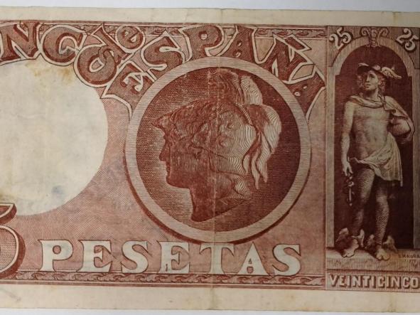 BILLETE DE 25 PESETAS  1899  [1]