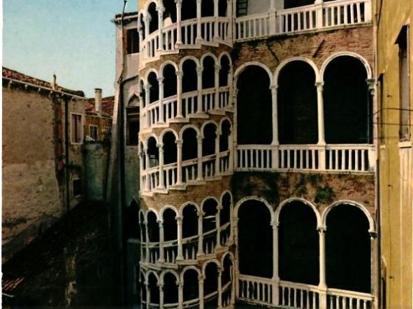Venezia, Scala Minelli dit du "Bovolo" - Riproduzione Vietata