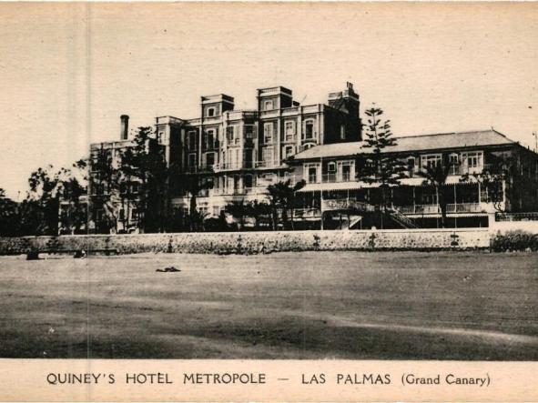 LAS PALMAS (GRAN CANARIA) QUINEY'S HOTEL METROPOLE - SCHWEB ET RICHARD, PARIS