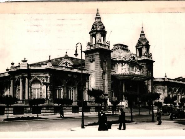 San Sebastian , Gran Kursaal, antigua postal de Fotos Galarza