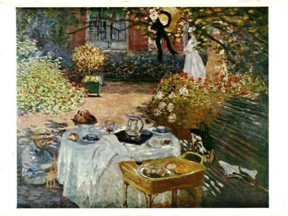 Claude Monet (1840-1926) Le déjeuner - Lunch in the Garden - Das Frühstück